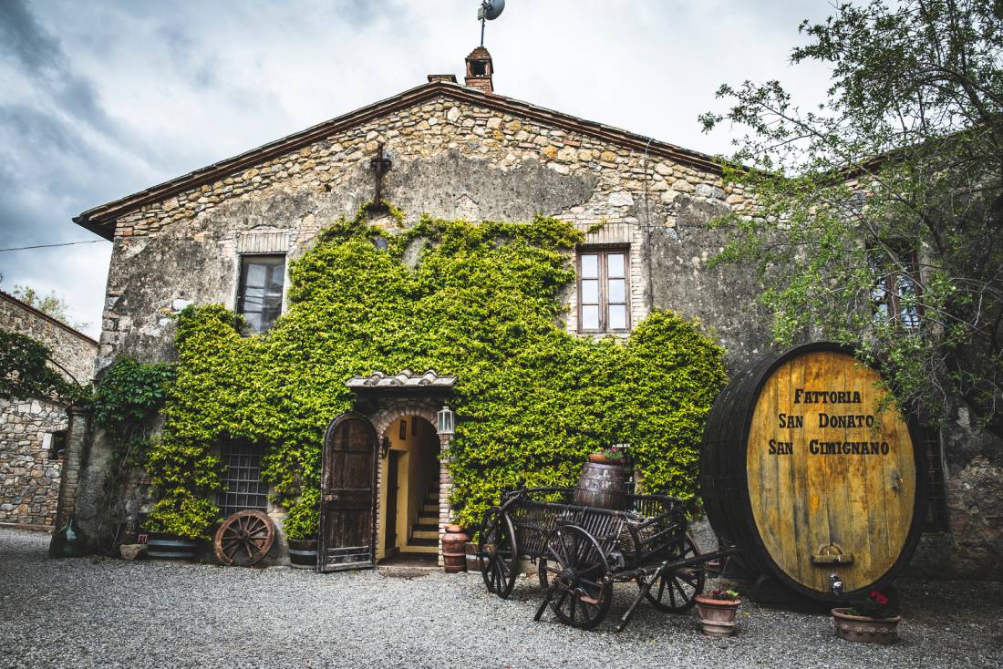 Hotel near San Gimignano on the Via Francigena | <i>Tim Charody</i>