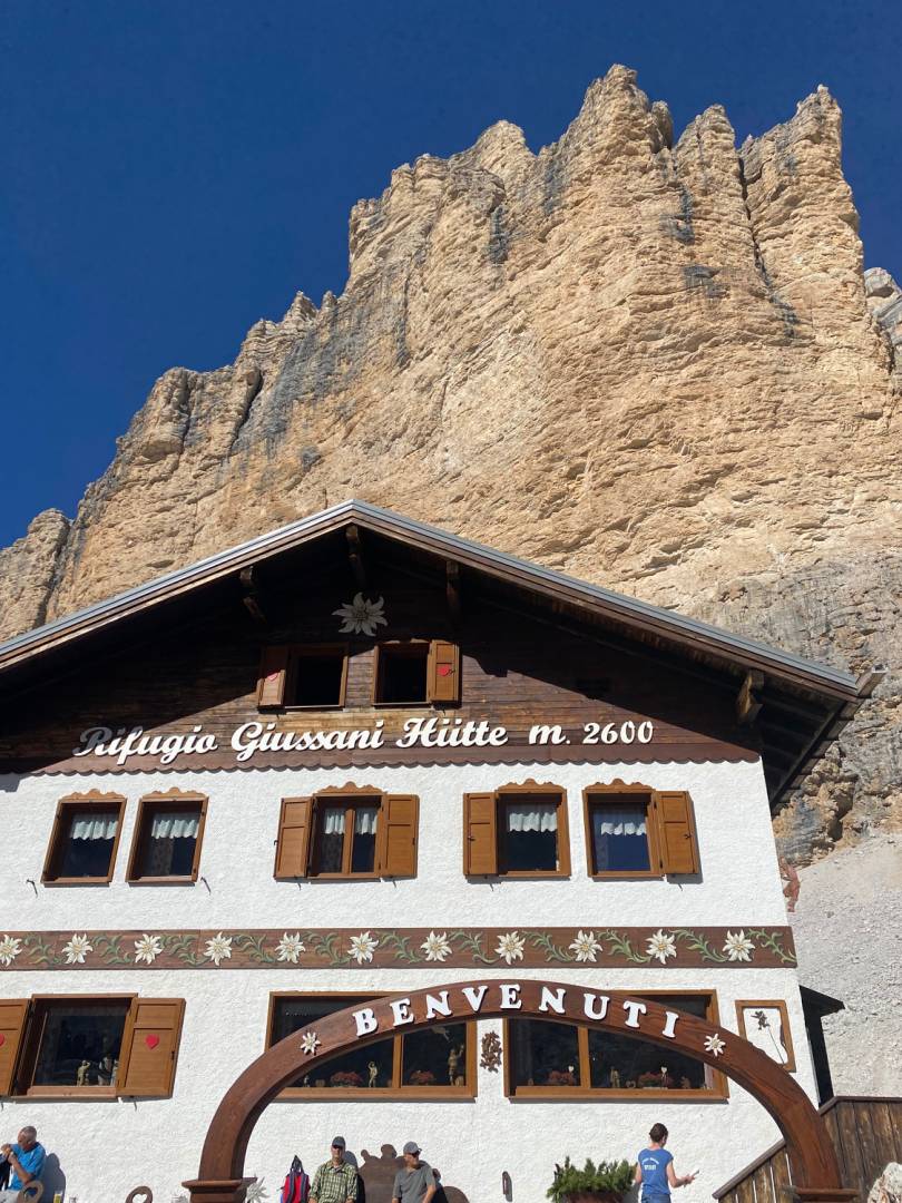 Alpine hut in the Dolomites |  <i>Allie Peden</i>