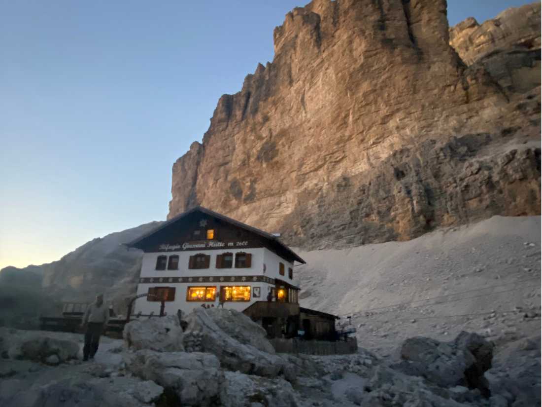 Alpine hut in the Dolomites |  Allie Peden
