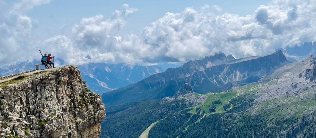Hiking the Via Ferrata trail in the Dolomites |  <i>Nancy Y.</i>