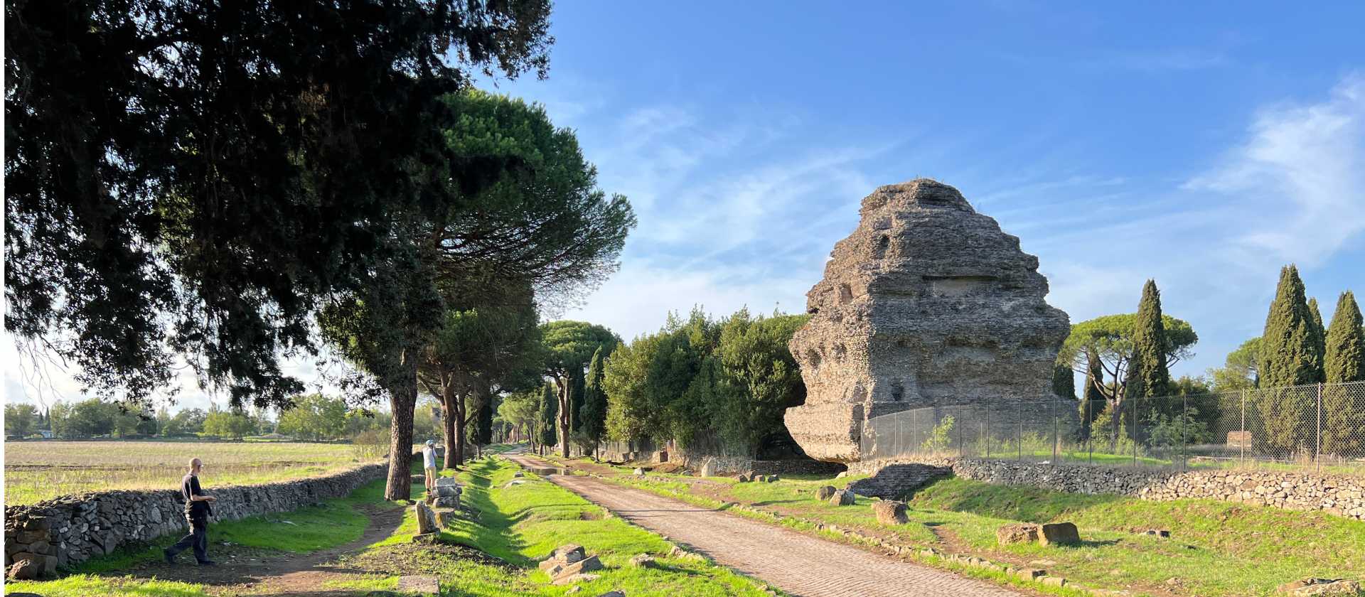 Ancient tomb along the Appian Way (Via Appia Antica) near Rome | Kate Baker