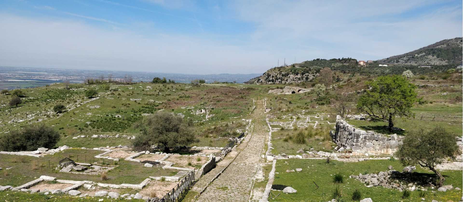 The ancient ruins of Norba, a 4th-century BC Roman outpost