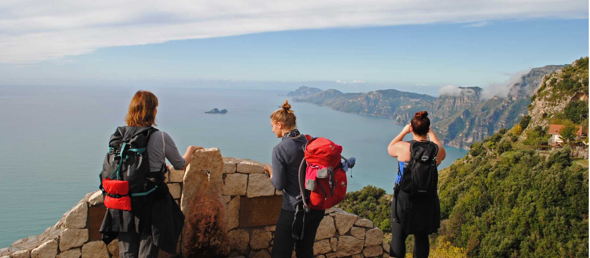 One of the many viewpoints on the Paths of the Gods, Amalfi | Catherine Burton