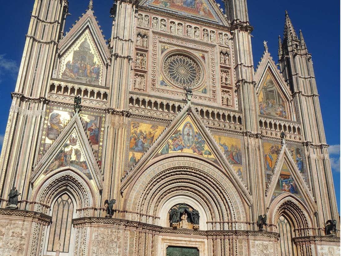 The Duomo of Orvieto is considered to be one of the best examples of Italian Gothic architecture |  <i>Kerren Knighton</i>