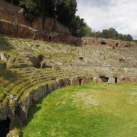 Roman amphitheatre near Sutri on the Via Francigena | Brad Atwal