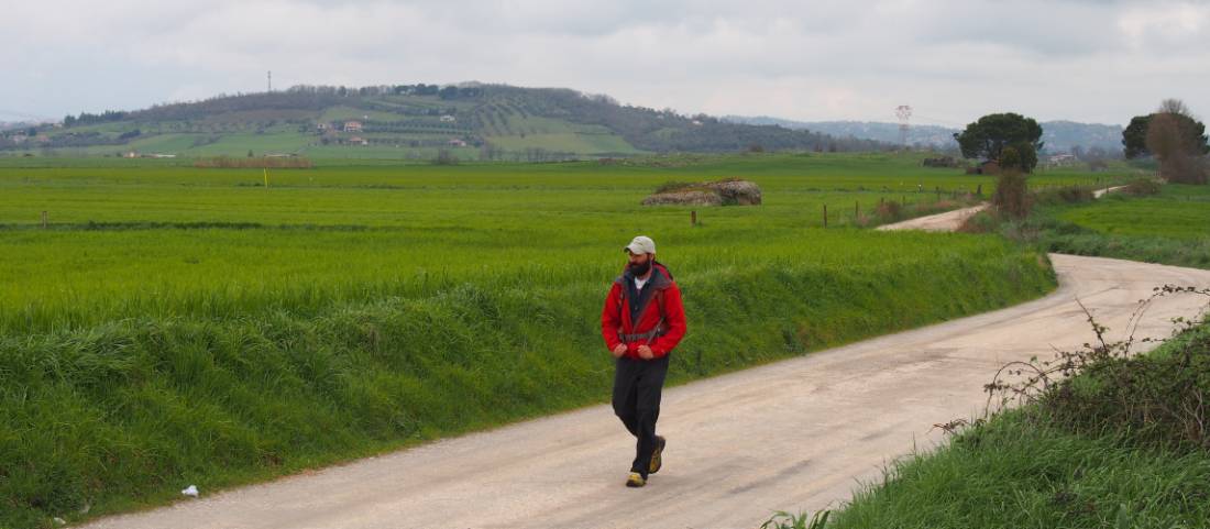 Walking along the 'white roads' on the Francigena Way |  <i>Brad Atwal</i>