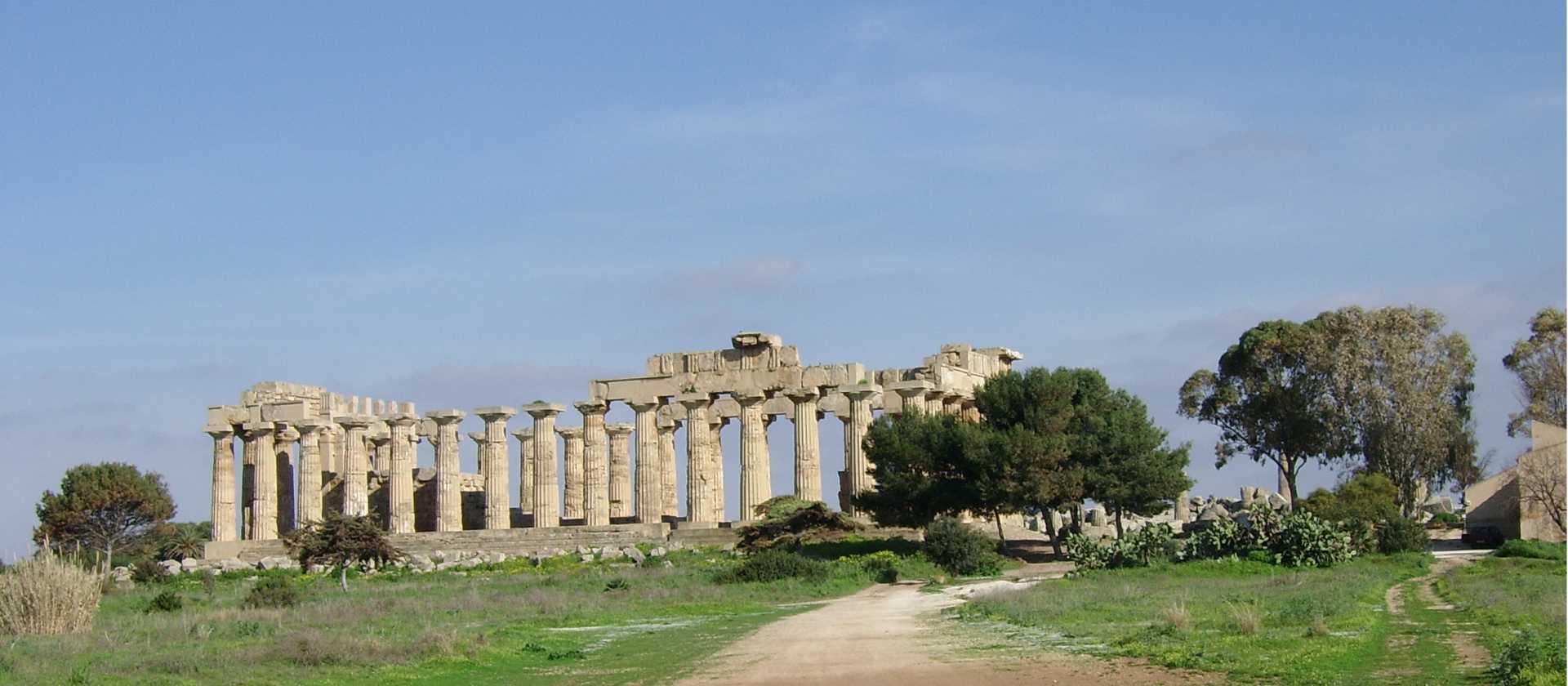 Selinunte, the largest archaeological site in Europe,