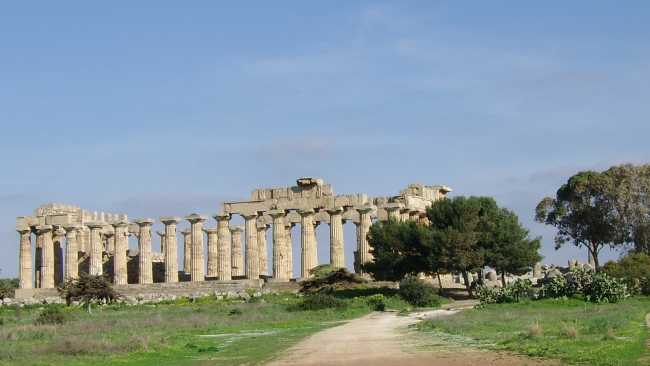 Selinunte, the largest archaeological site in Europe,
