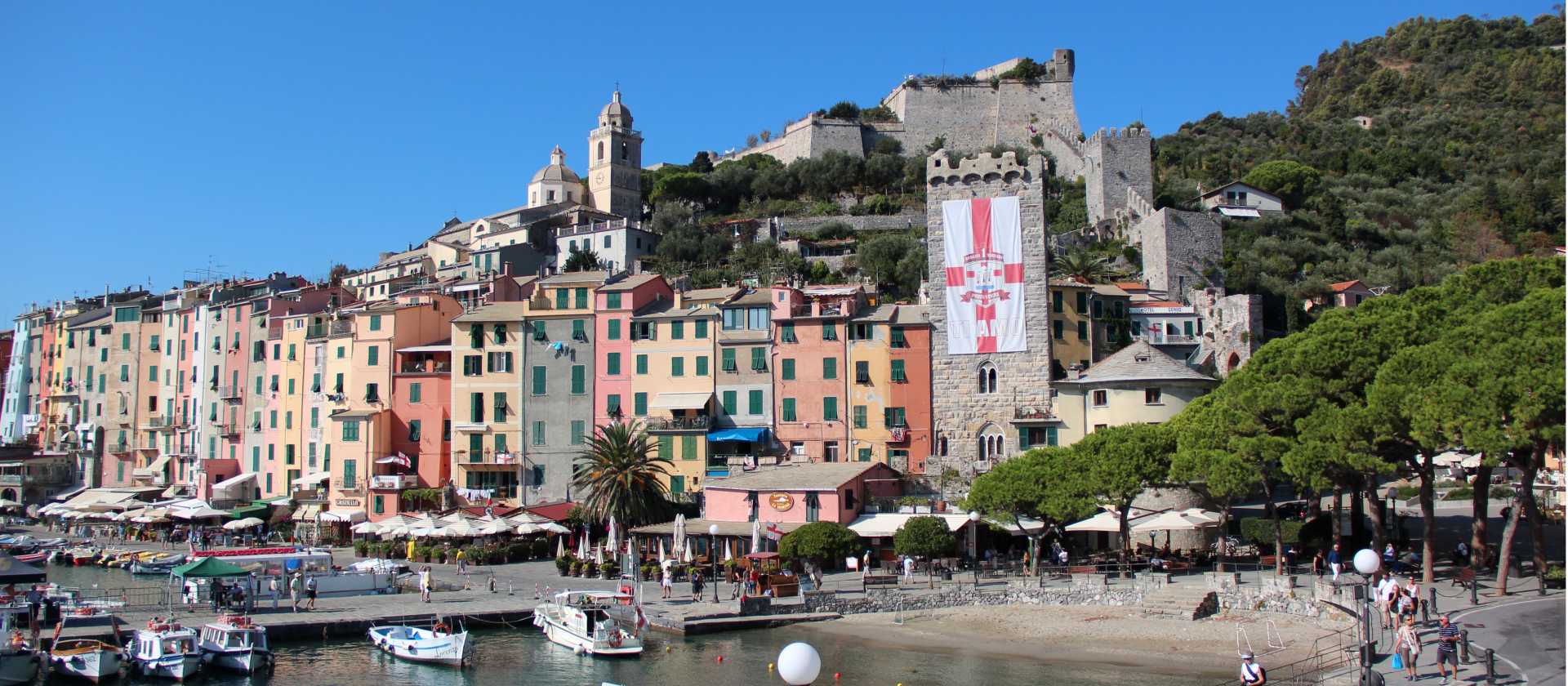 The pirate town of Portovenere on the Ligurian coast