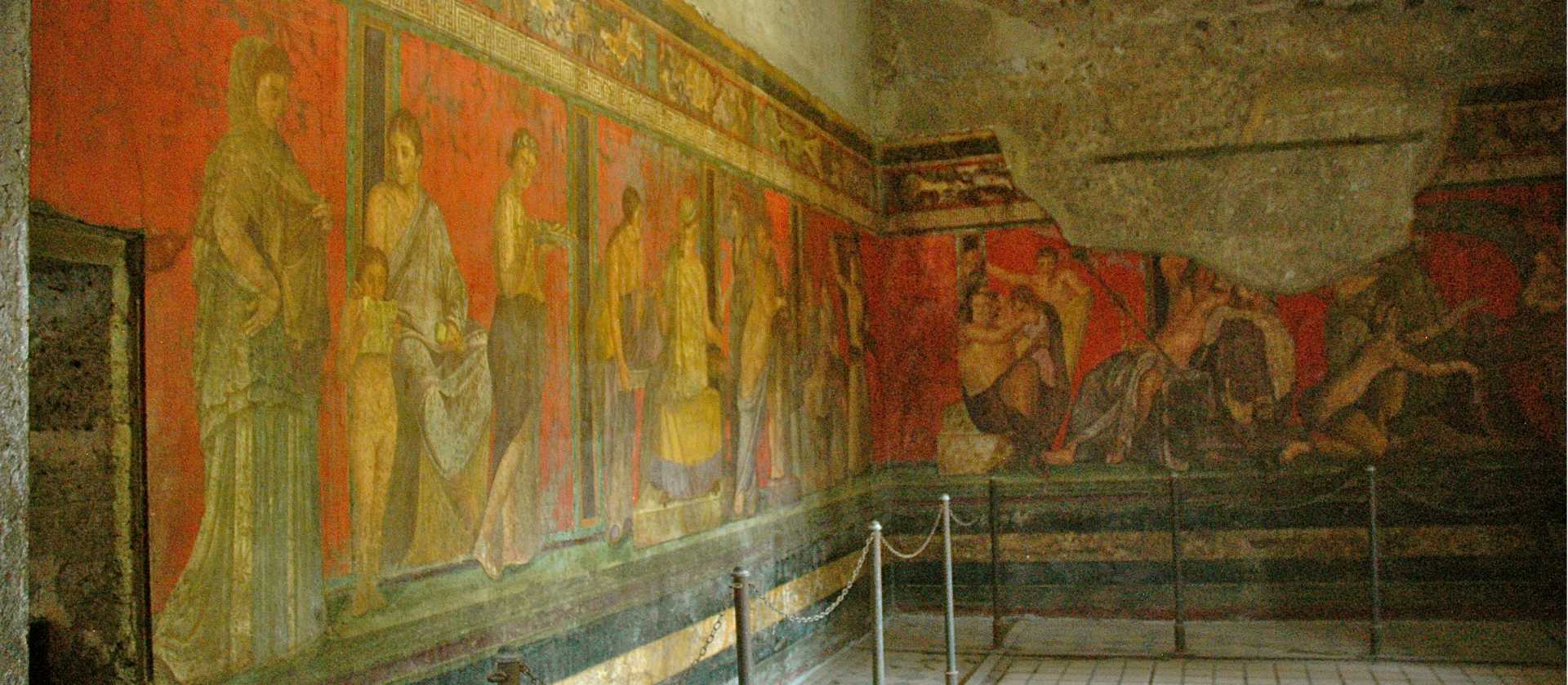 Preserved frescoes in Pompeii | Sue Badyari