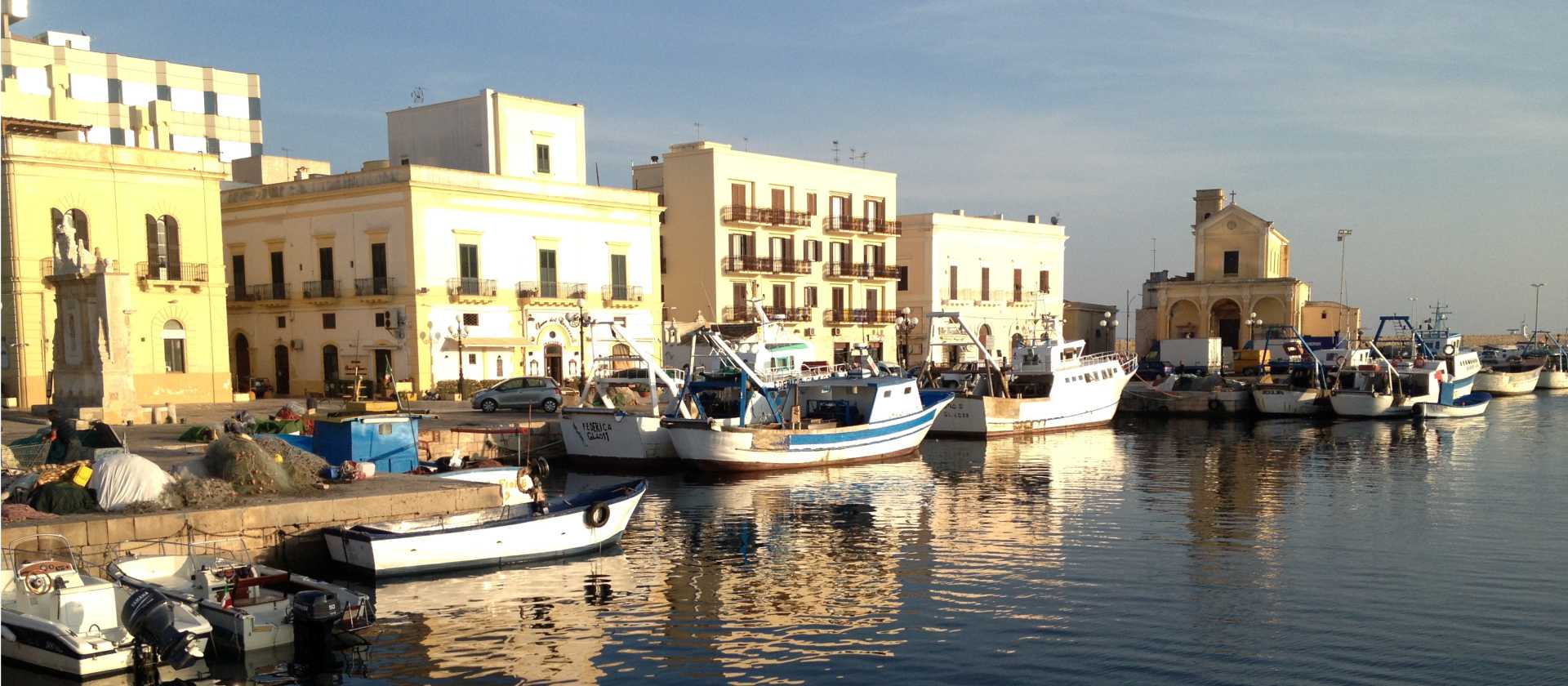 port in the old fortress town of Gallipoli, Puglia | Kate Baker