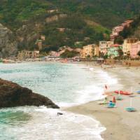 The beach at Monterosso al Mare, a great place for a relaxing swim after a days walk | Rachel Imber