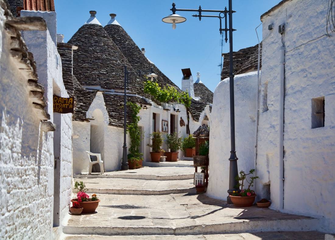 Trulli in the UNESCO town of Alberobello |  <i>Lesley Treloar</i>