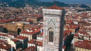 Sweeping views of historic Florence from the Santa Maria Cathedral