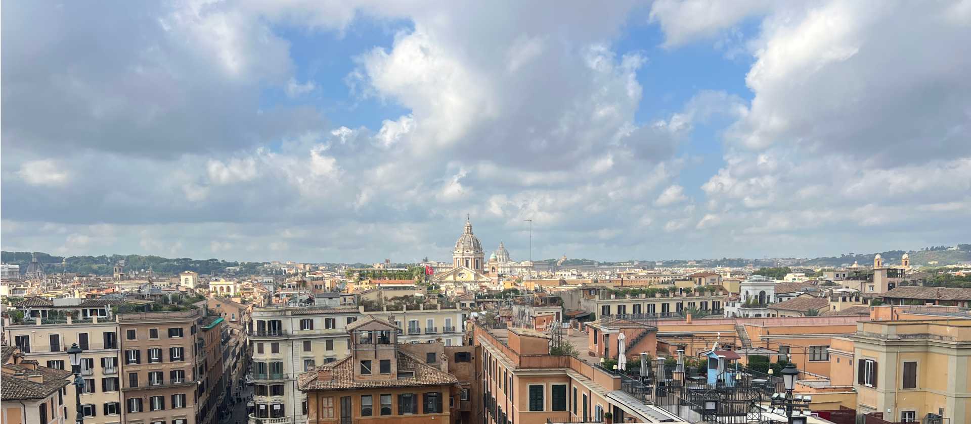 View of the Basilica of St Peters in Rome | Kate Baker