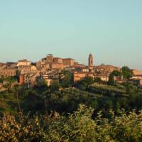 Siena at sunset