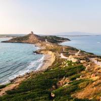 Views out to sea in Sardinia