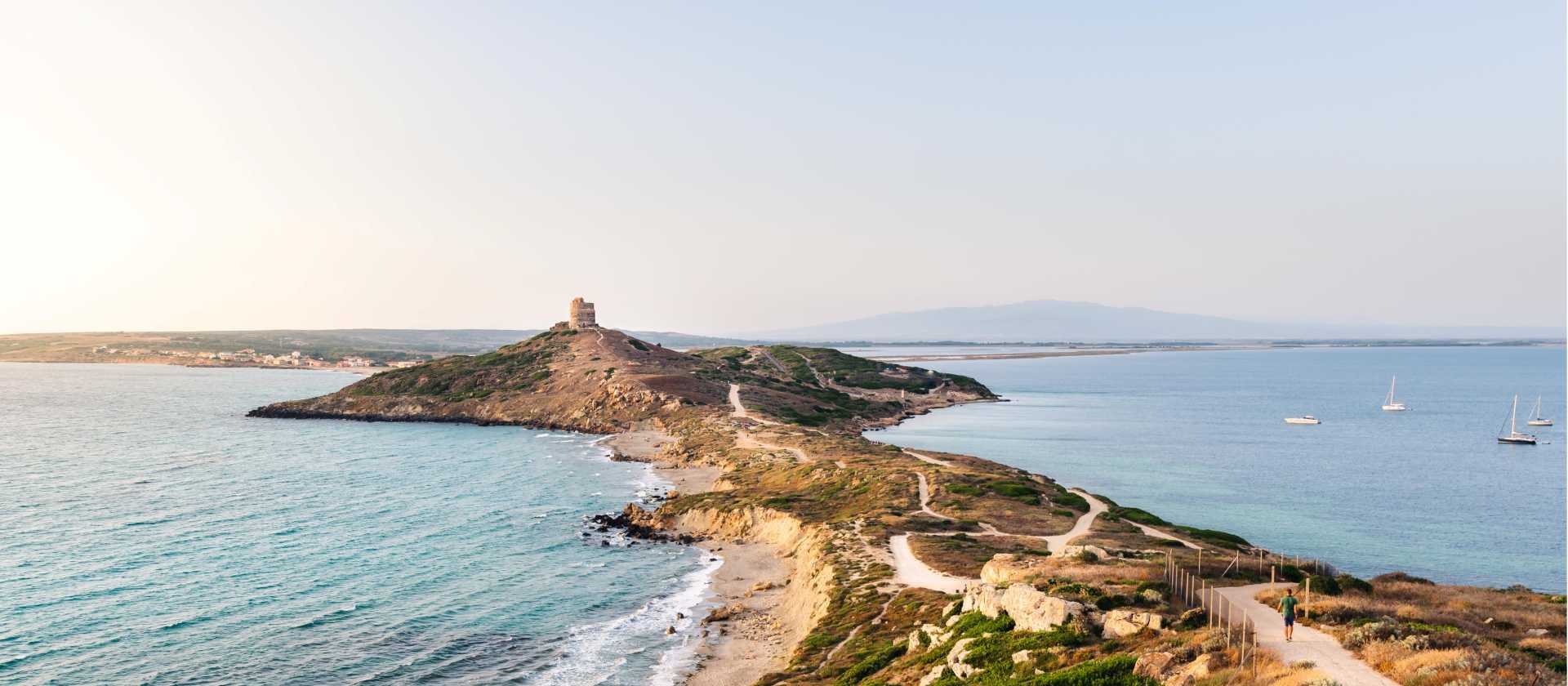 Views out to sea in Sardinia