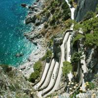 Walkways to the ocean in Capri | Sue Badyari