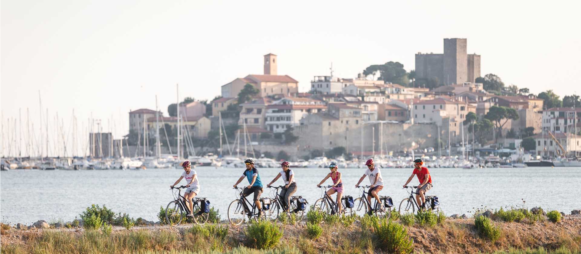 Pedal past beautiful Tuscan villages in Italy
