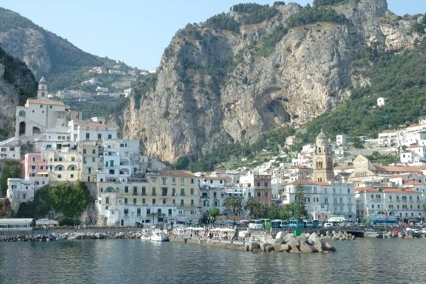 The gorgeous Amalfi coast
