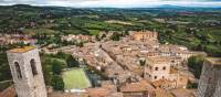 classic countryside view from the tower in San Gimignano | Tim Charody
