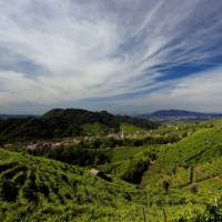 The spectacular hills of the Prosecco region