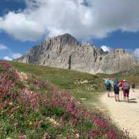 Hikers on the Gardetta Plateau