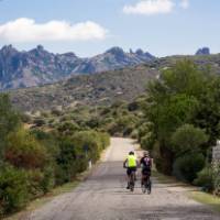 Cycling along the quiet roads of Sardinia