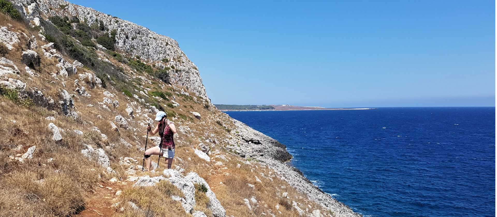 Exploring Puglia's coast on a walking holiday