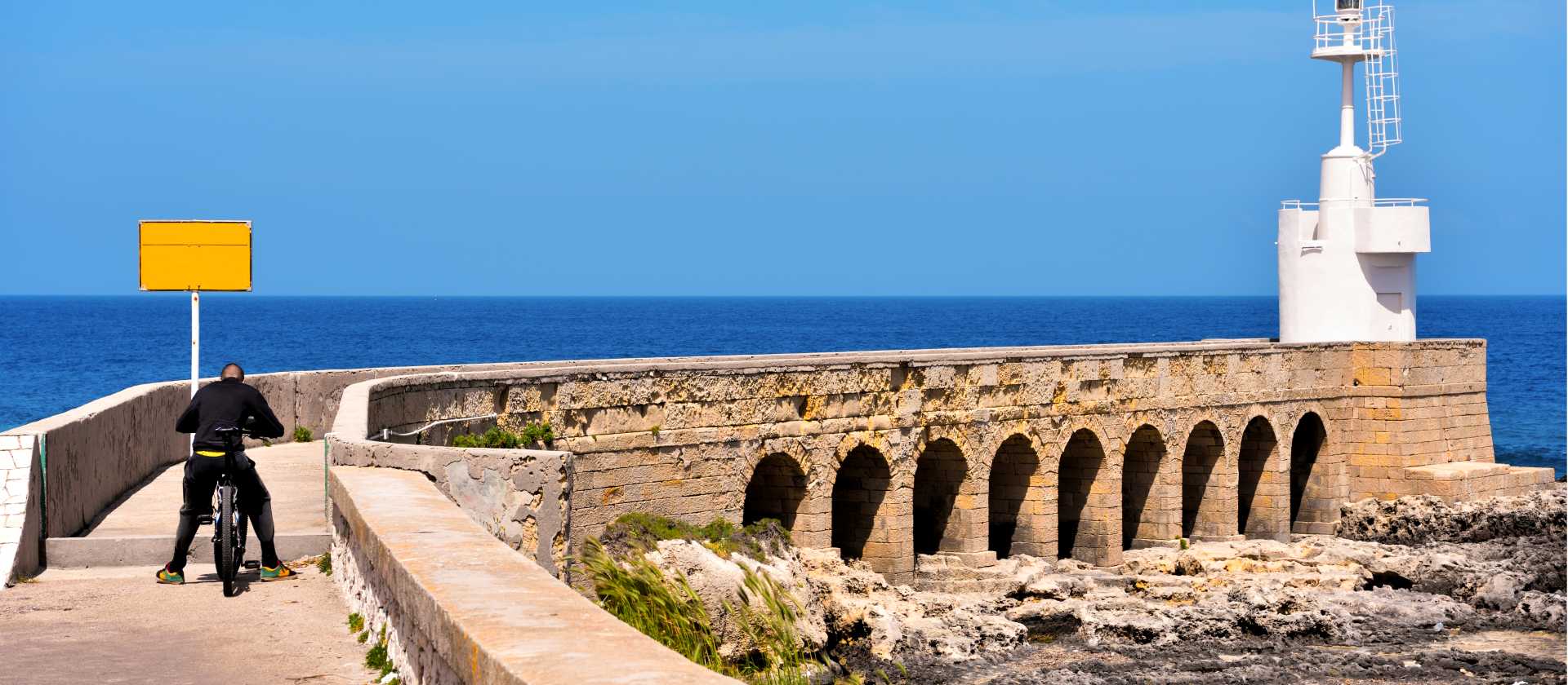Cycling along the stunning coastline of Puglia