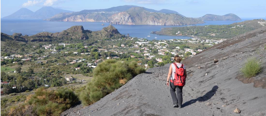 Hike a volcano in the Aeolian Islands