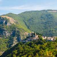 View of Sinibalda on St Benedict's Way