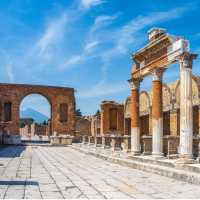The historic ruins of Pompeii