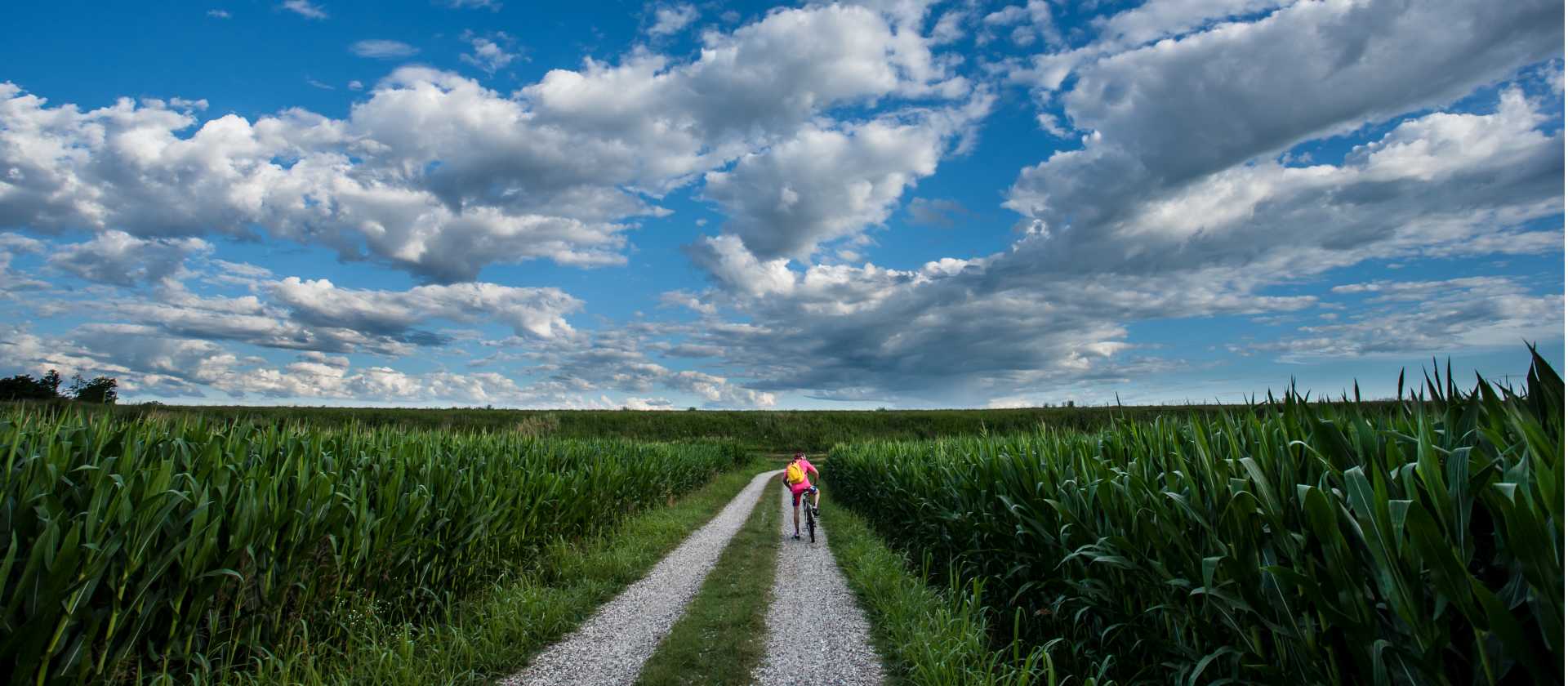 Cycling in the Veneto region of Italy