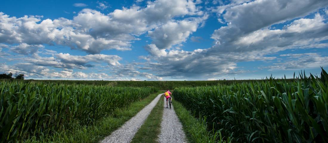 Cycling in the Veneto region of Italy