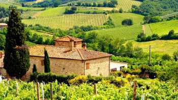 Views over Chianti in Italy