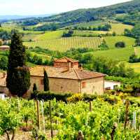 Views over Chianti in Italy