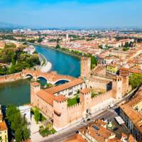 View over Verona in Italy