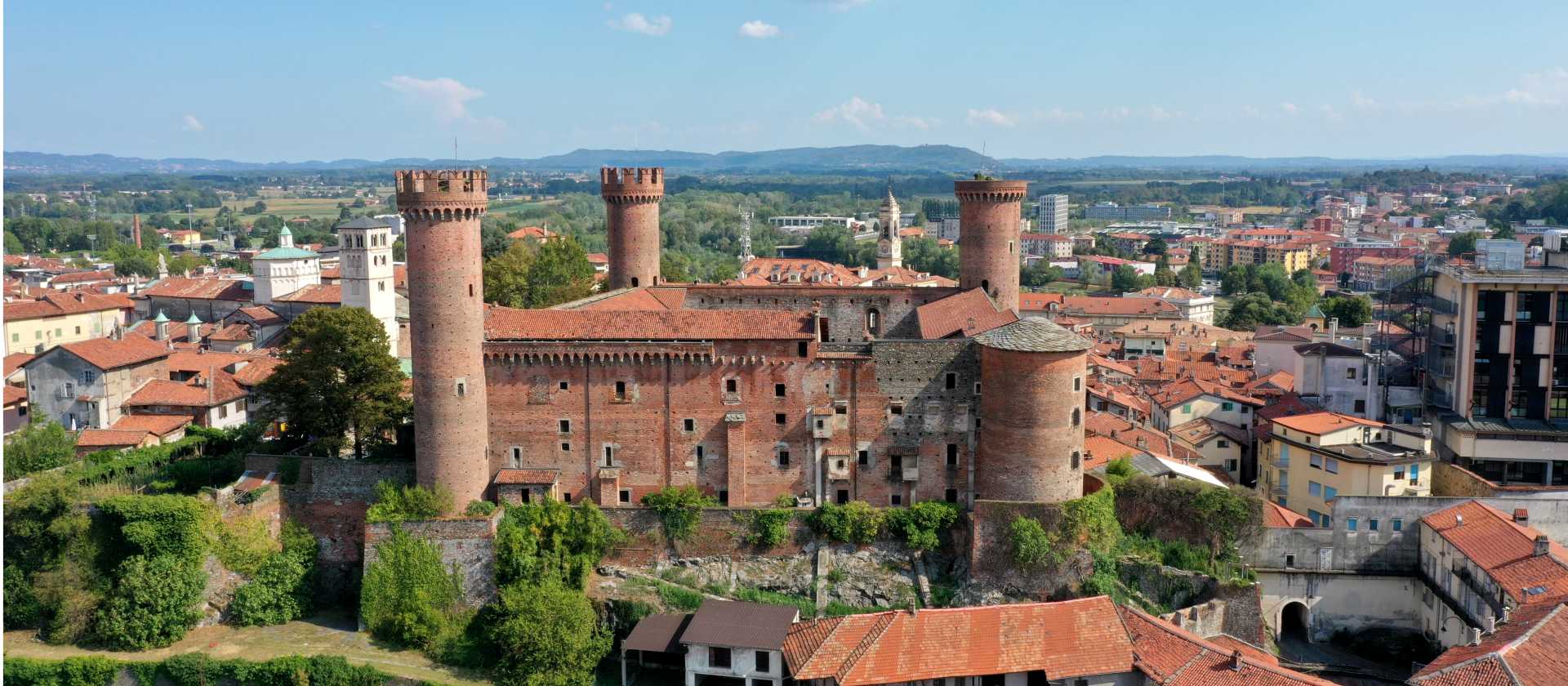 Looking out over Ivrea in Italy