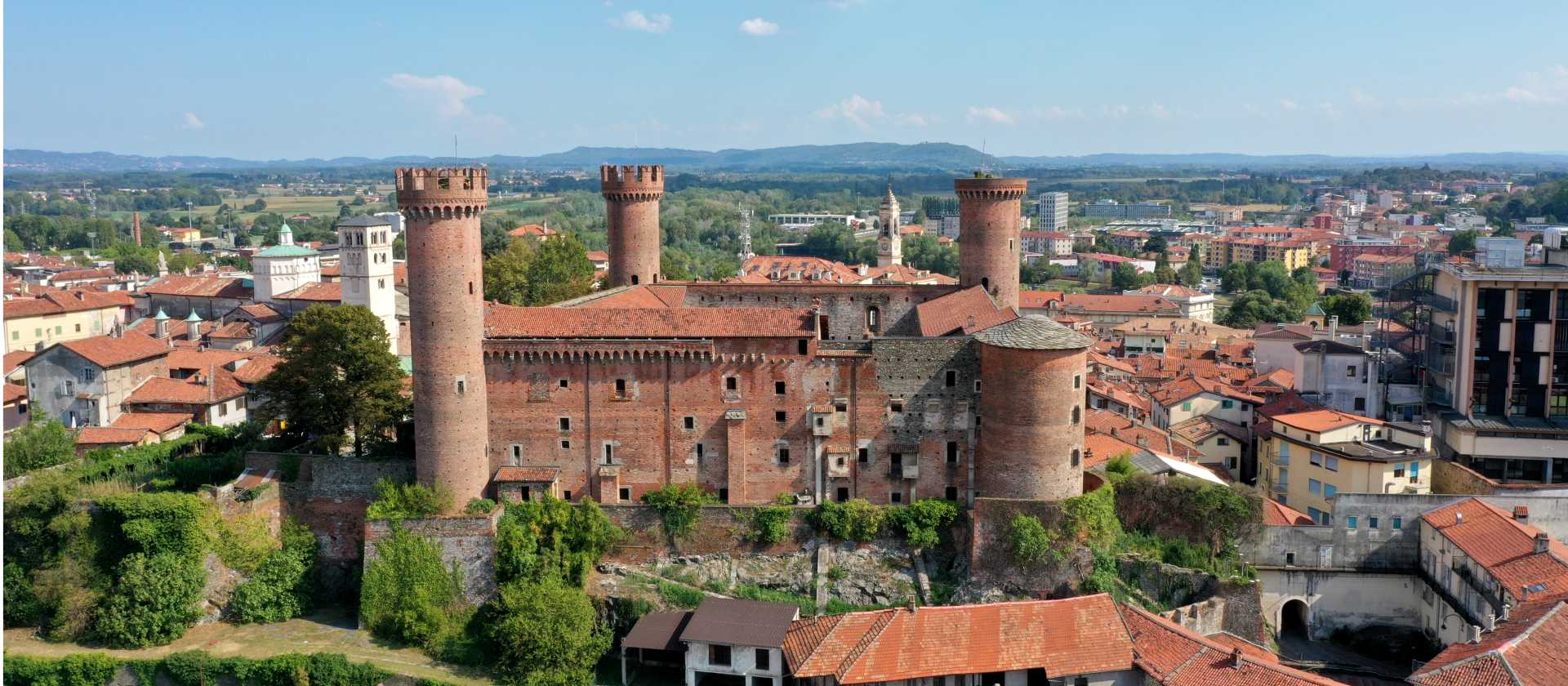 Looking out over Ivrea in Italy