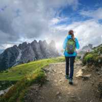 Hiking the Dolomites in Italy
