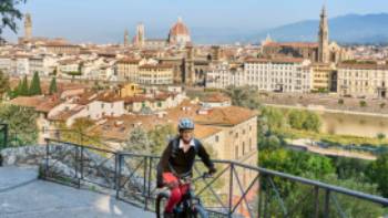 Cycle through the beautiful city of Florence
