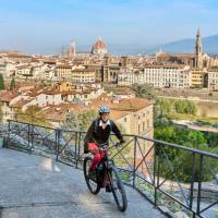 Cycle through the beautiful city of Florence