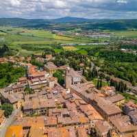 View over Chiusi on the St Francis Way