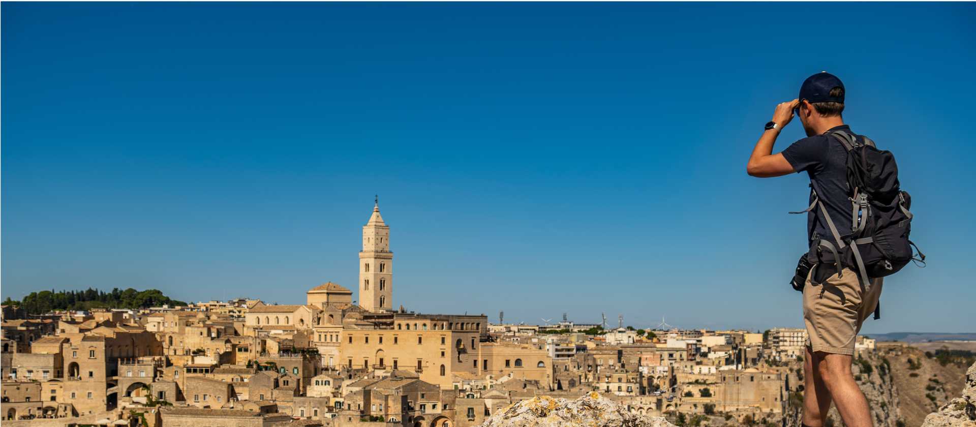 Enjoy panoramic views of the Sassi di Matera