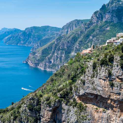 Clifftop homes on the Amalfi Coast