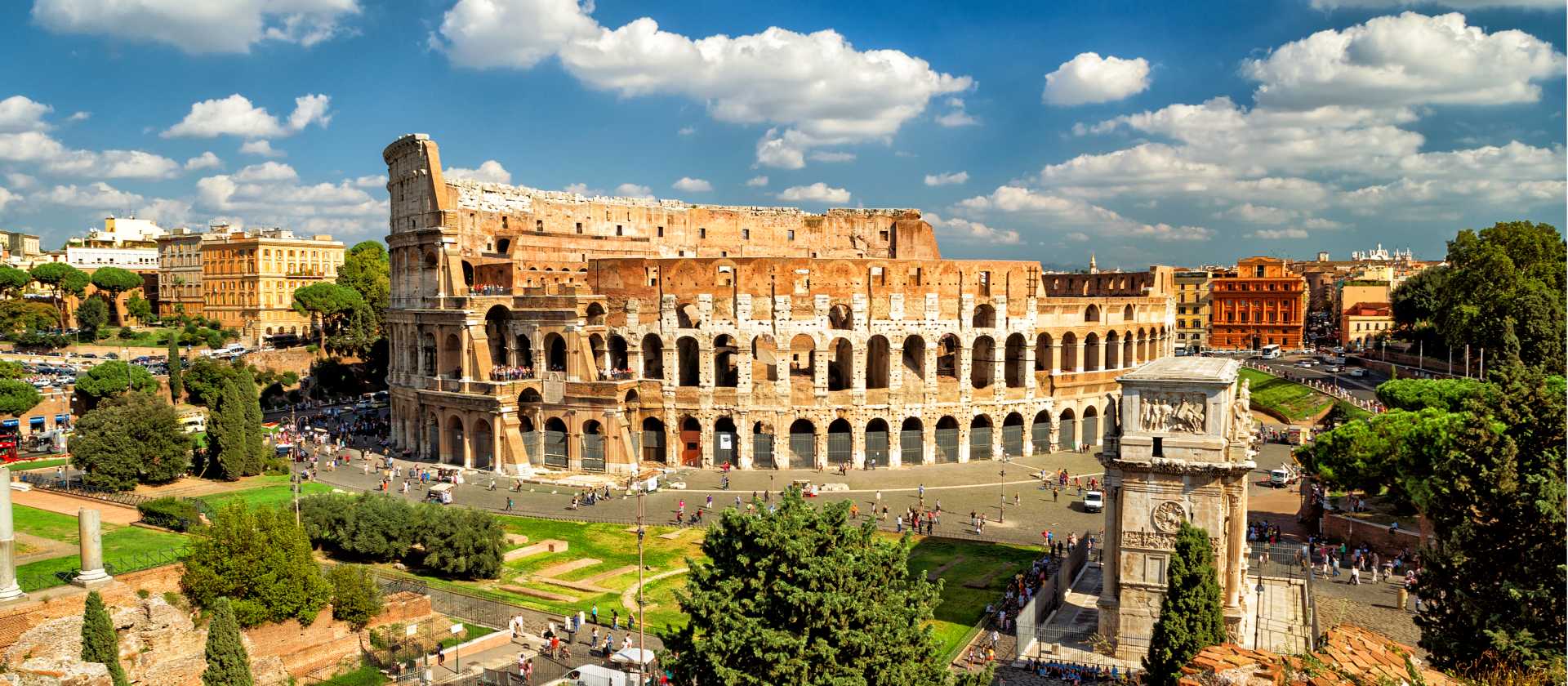 The iconic Colosseum in Rome