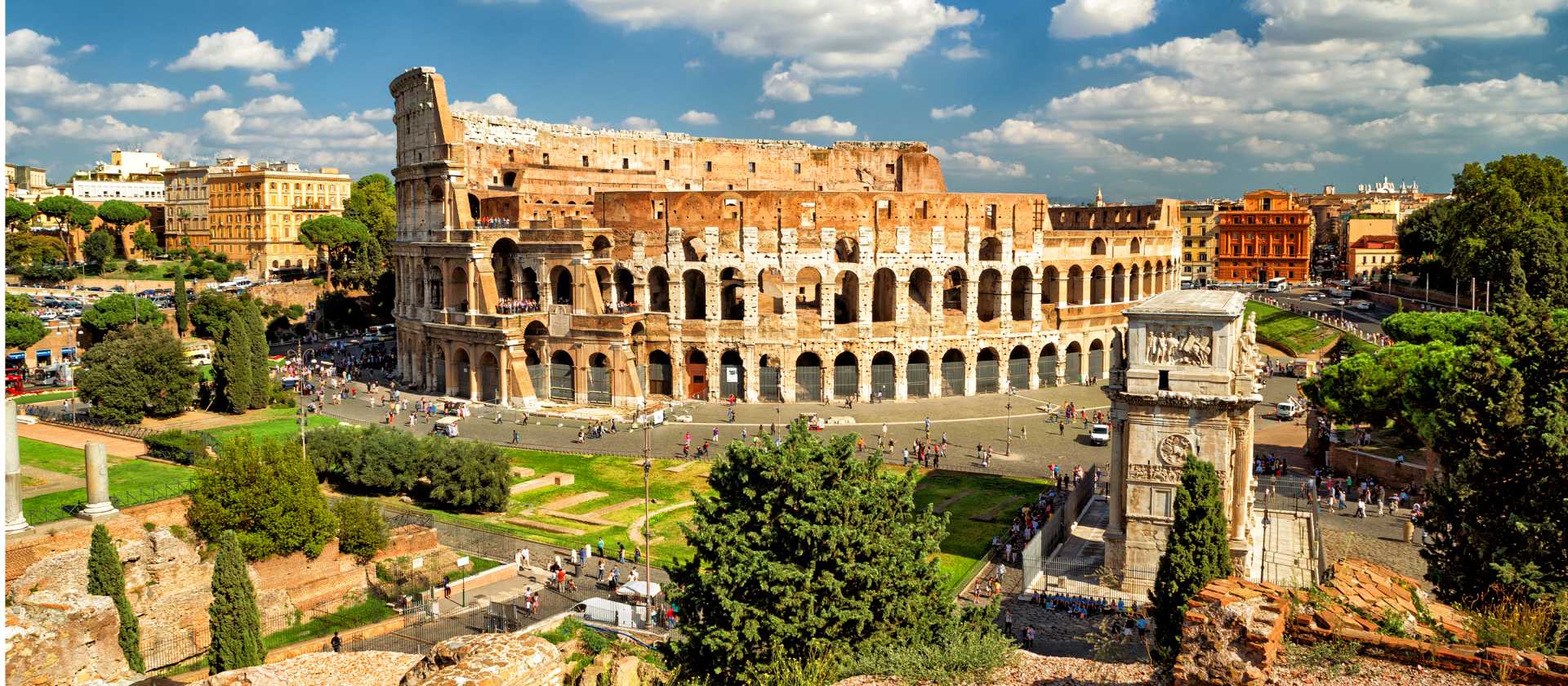 The iconic Colosseum in Rome