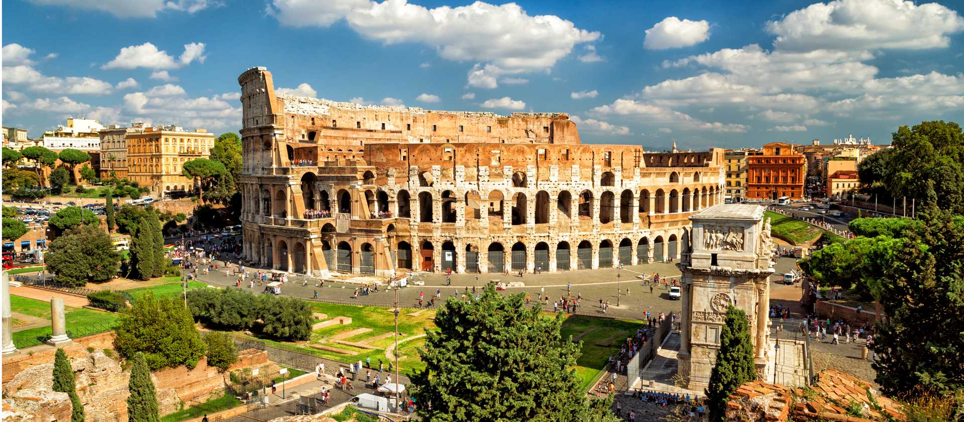 The iconic Colosseum in Rome